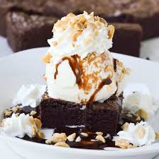 Brownie With Ice Cream